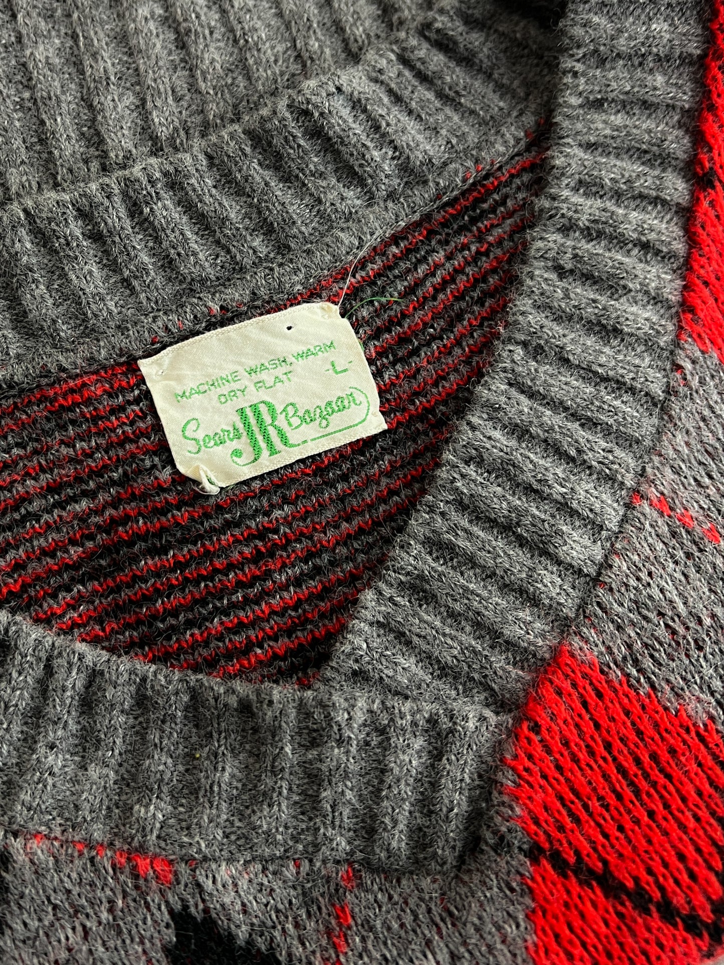 1960's Sears Argyle Knit Vest [XS]