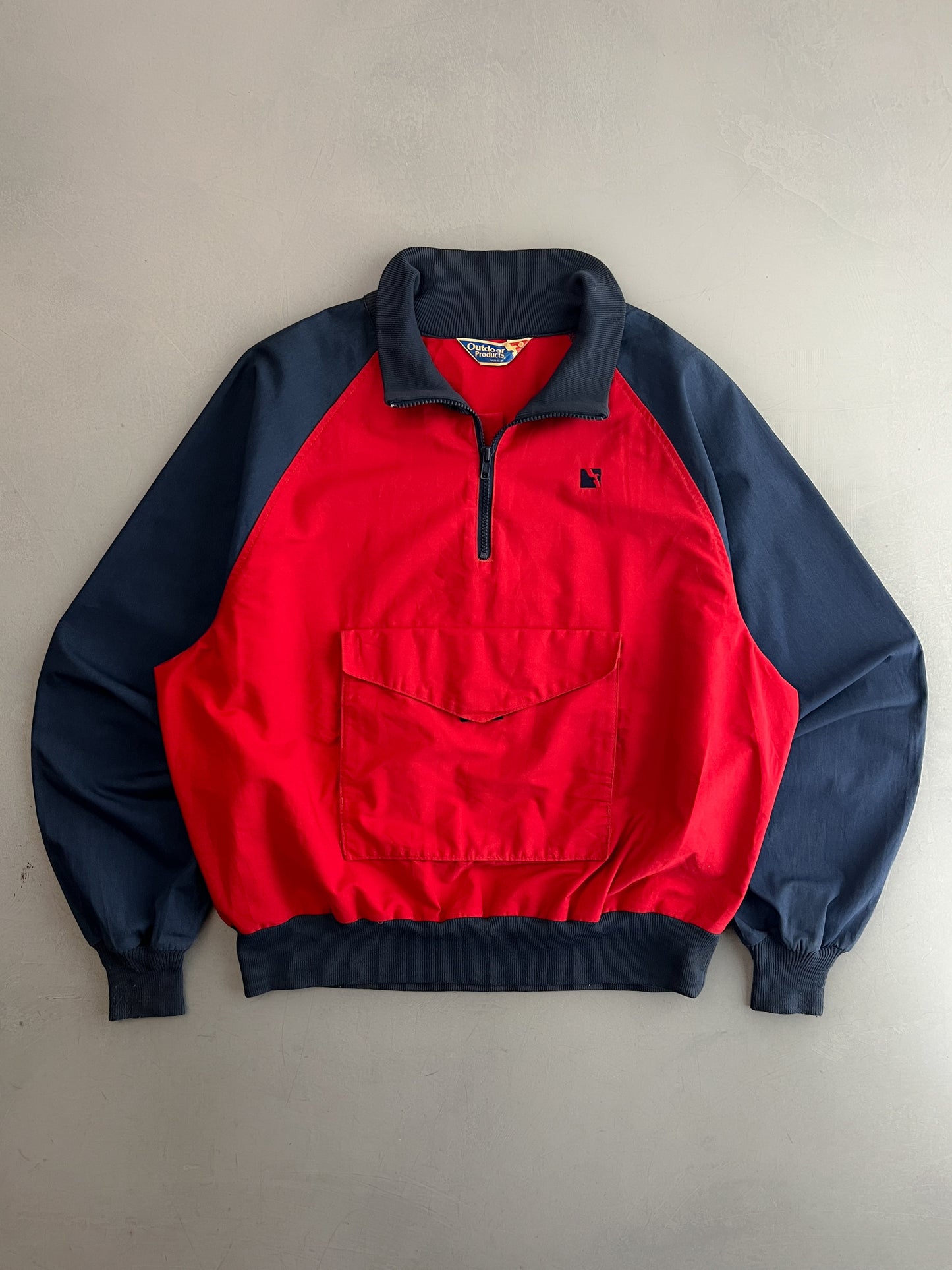 1990's Made in USA Quarter Zip Pullover [L]