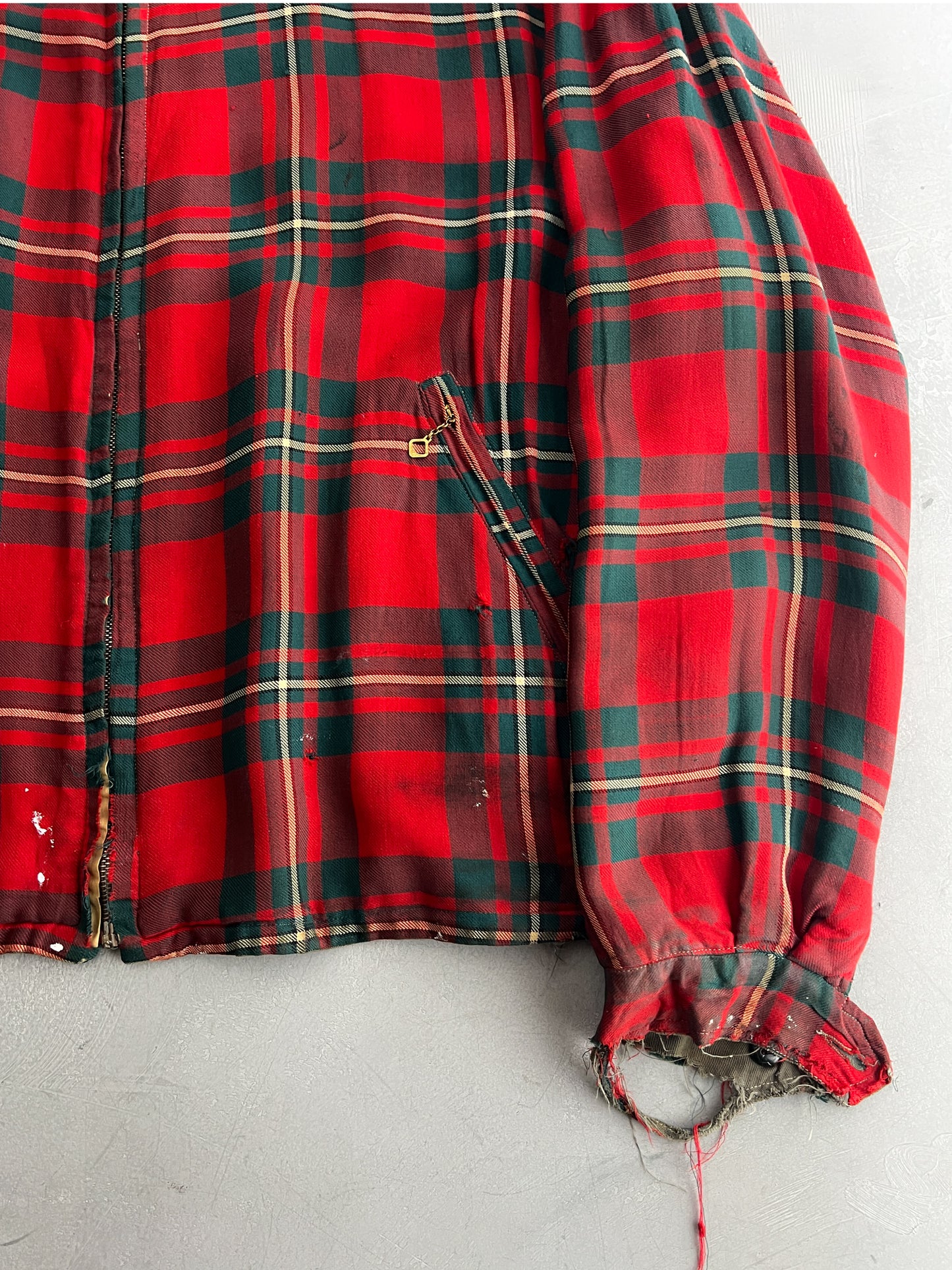 Thrashed 60's Reversible Gab Jacket [XL]