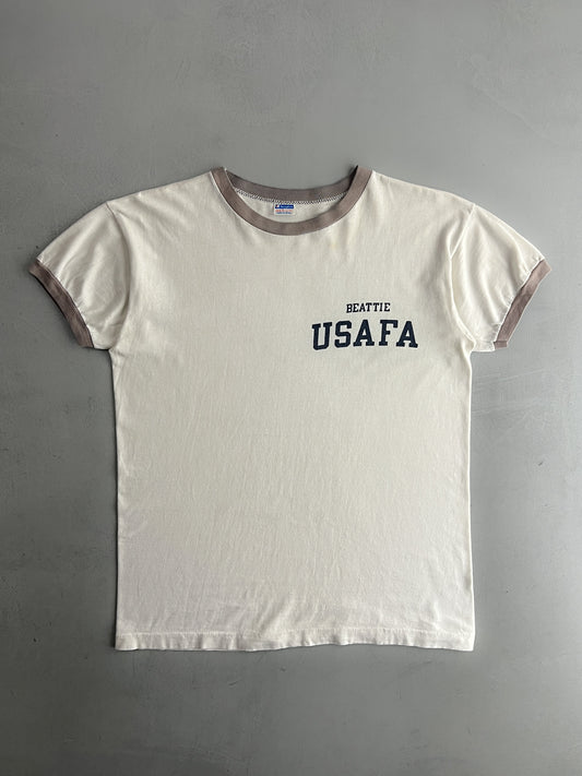 70's Champion Blue Bar USAFA Tee [L]