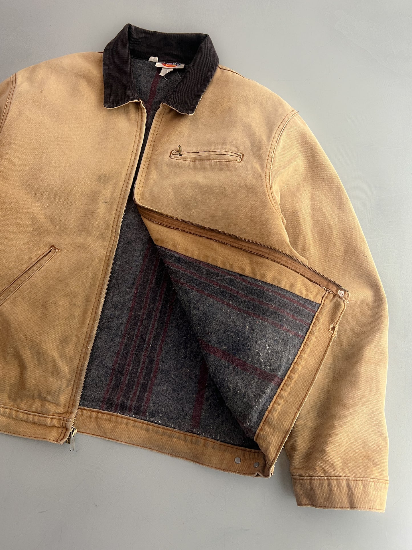 Made in USA Blanket Lined Dickies Work Jacket [L]