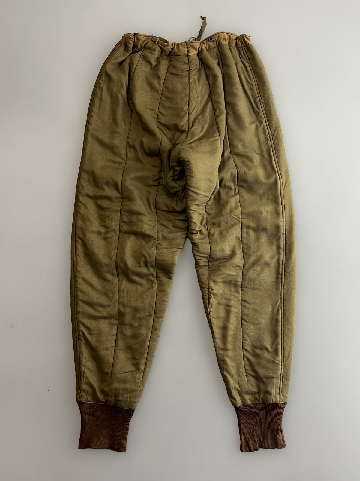 1960's Czech Army Quilted Trousers [28"-34"]