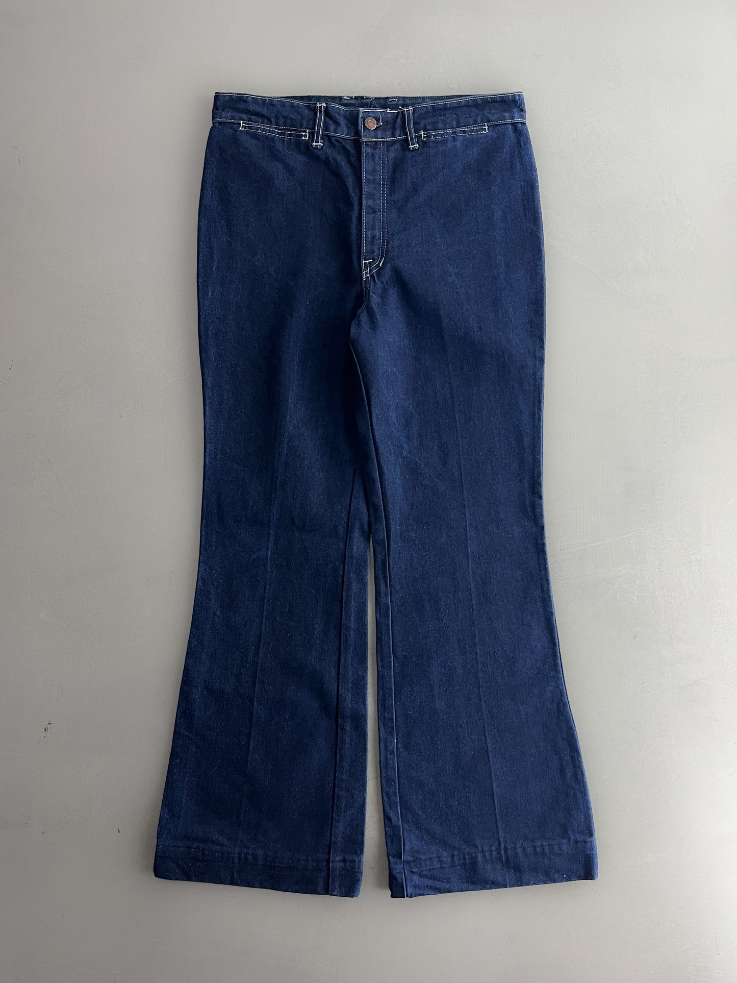 1970's Blues Union Denim Flares [31"]