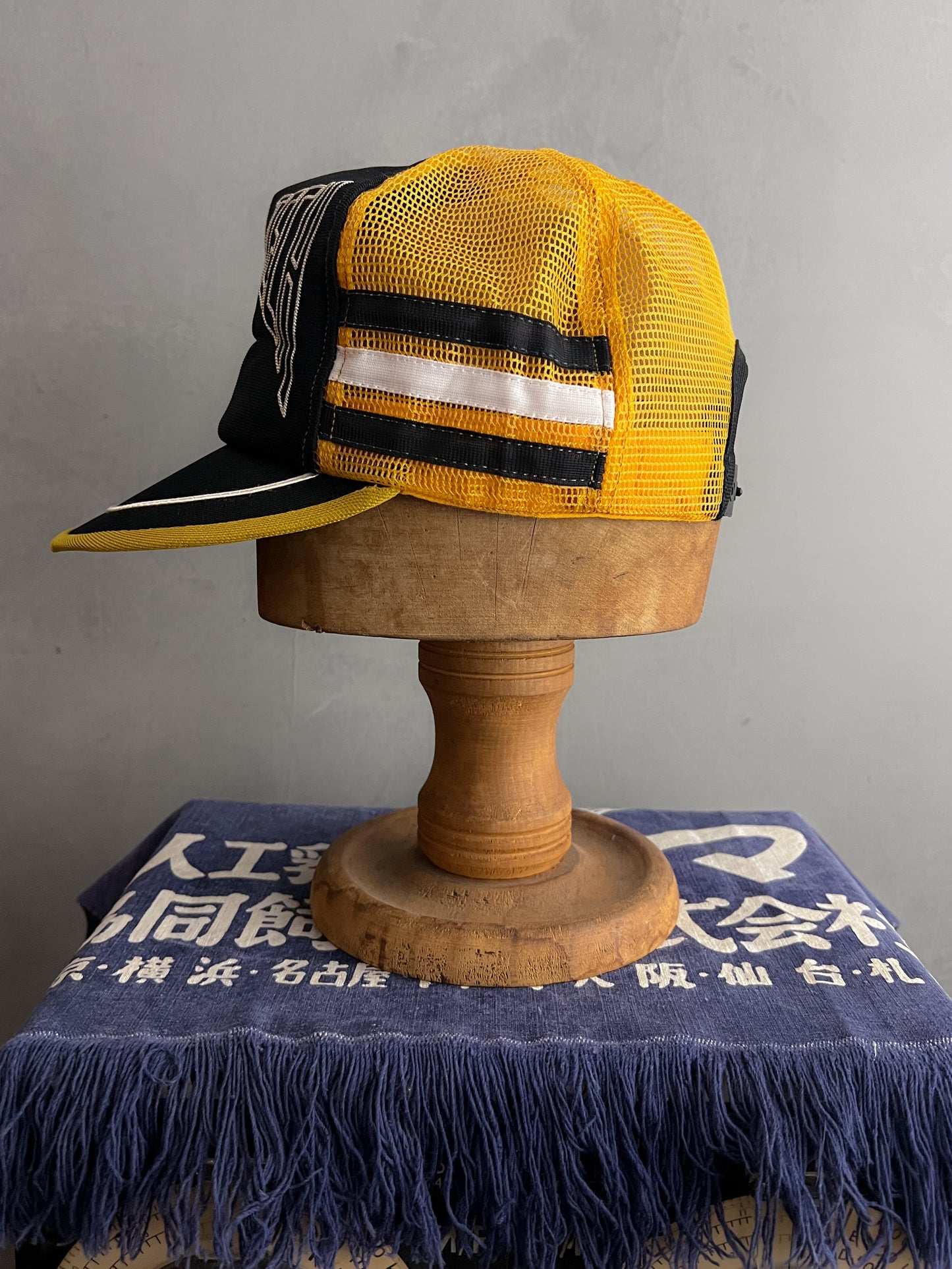 Georgia Tech 3 Stripe Trucker Cap