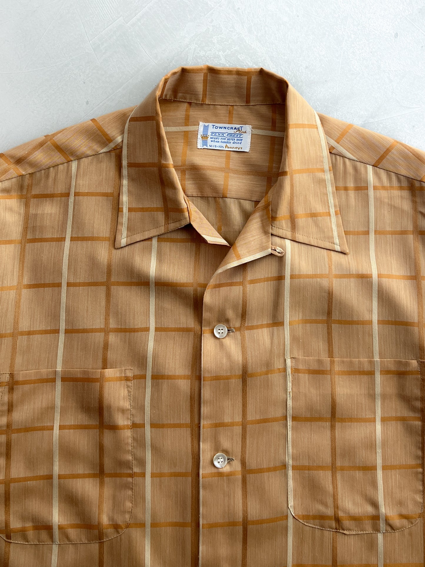 1960's Towncraft Loop Collar Shirt [M/L]