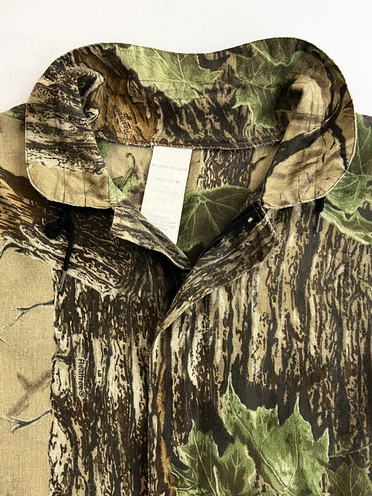 Realtree Lightweight Gauze Zip Jacket [XL]