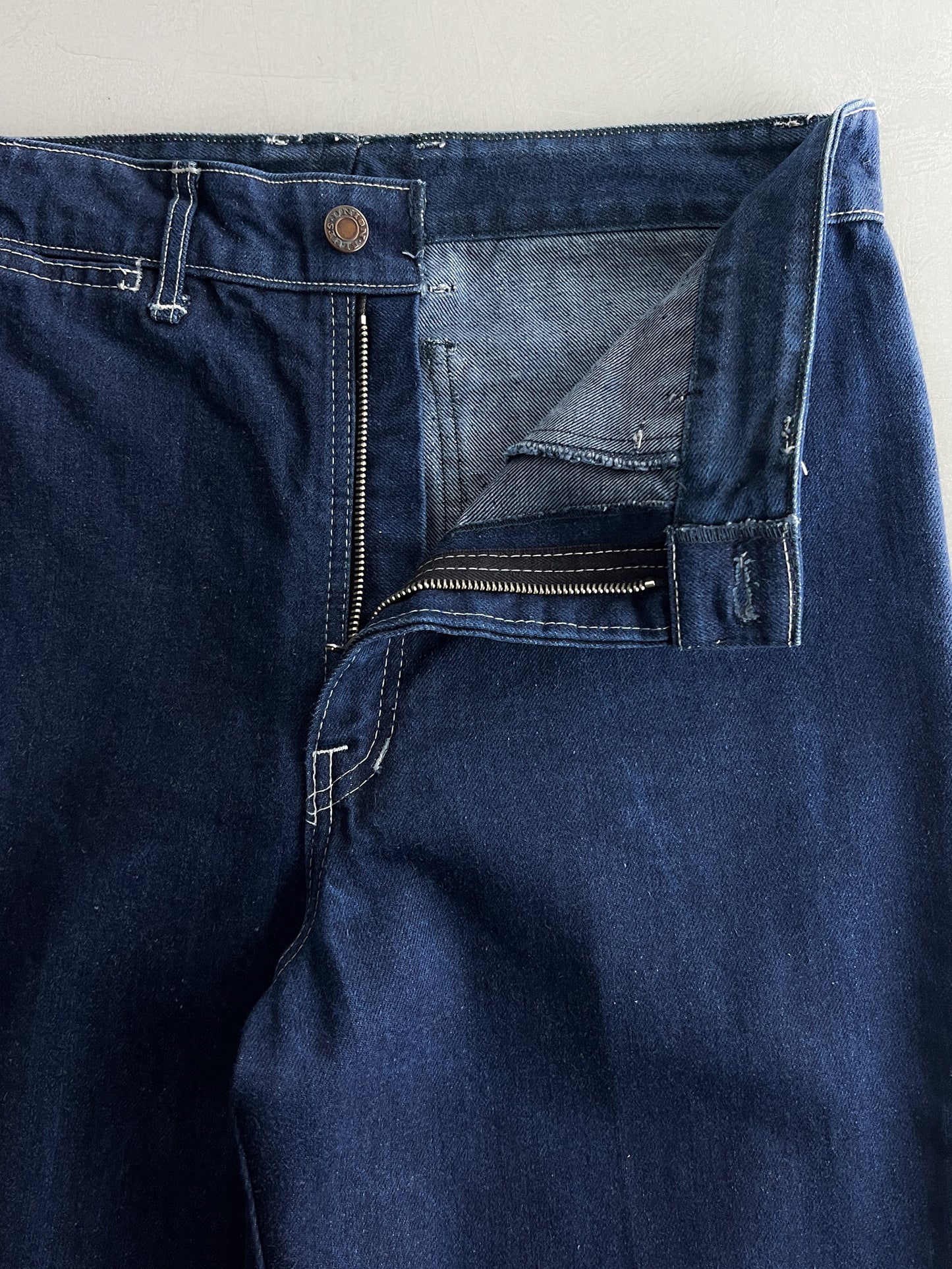 1970's Blues Union Denim Flares [31"]