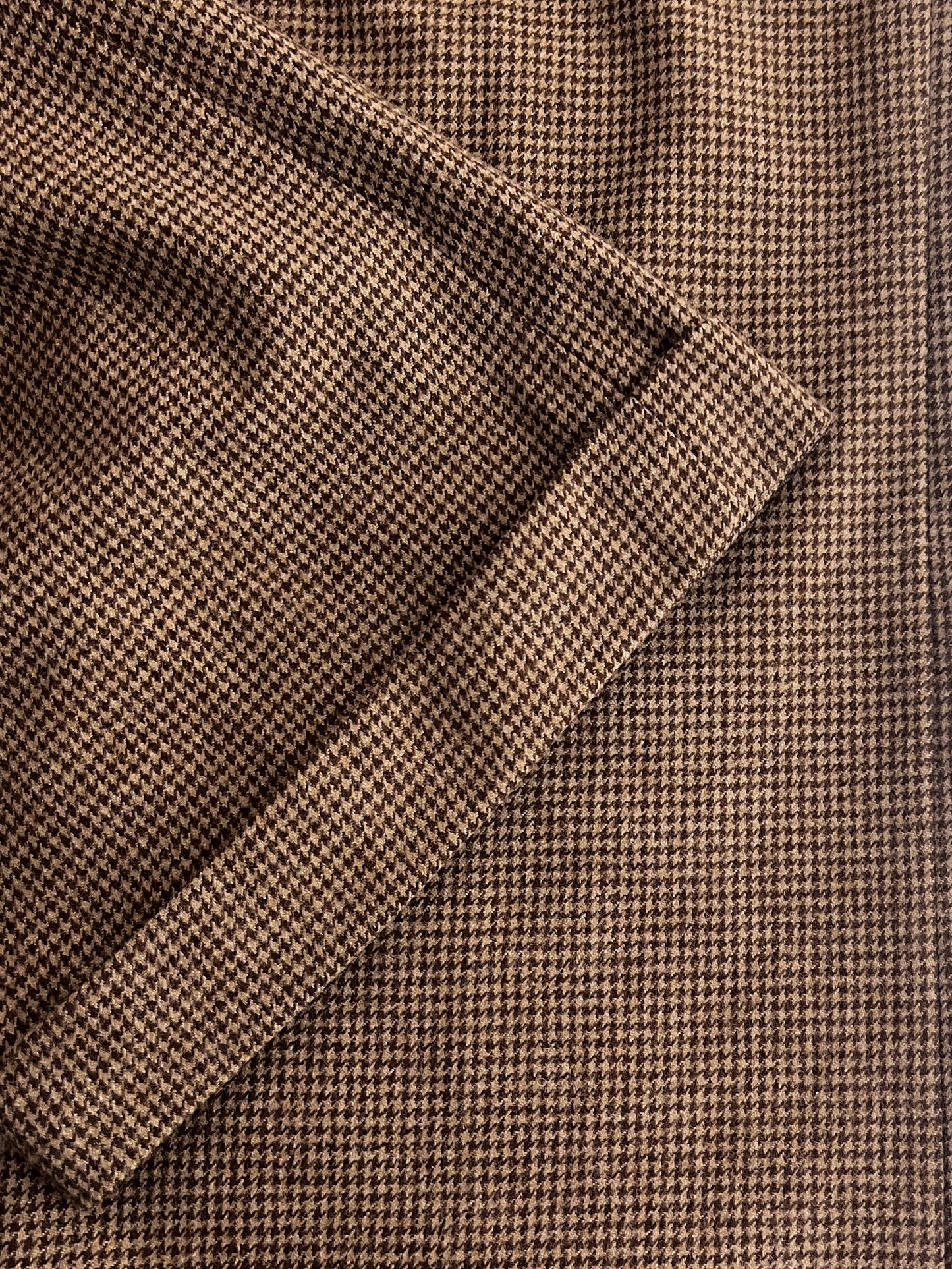 French Houndstooth Wool Trousers [32"]