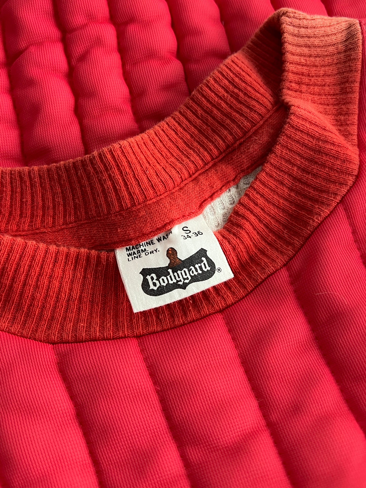 1970's Bodyguard Quilted Sweatshirt [S]