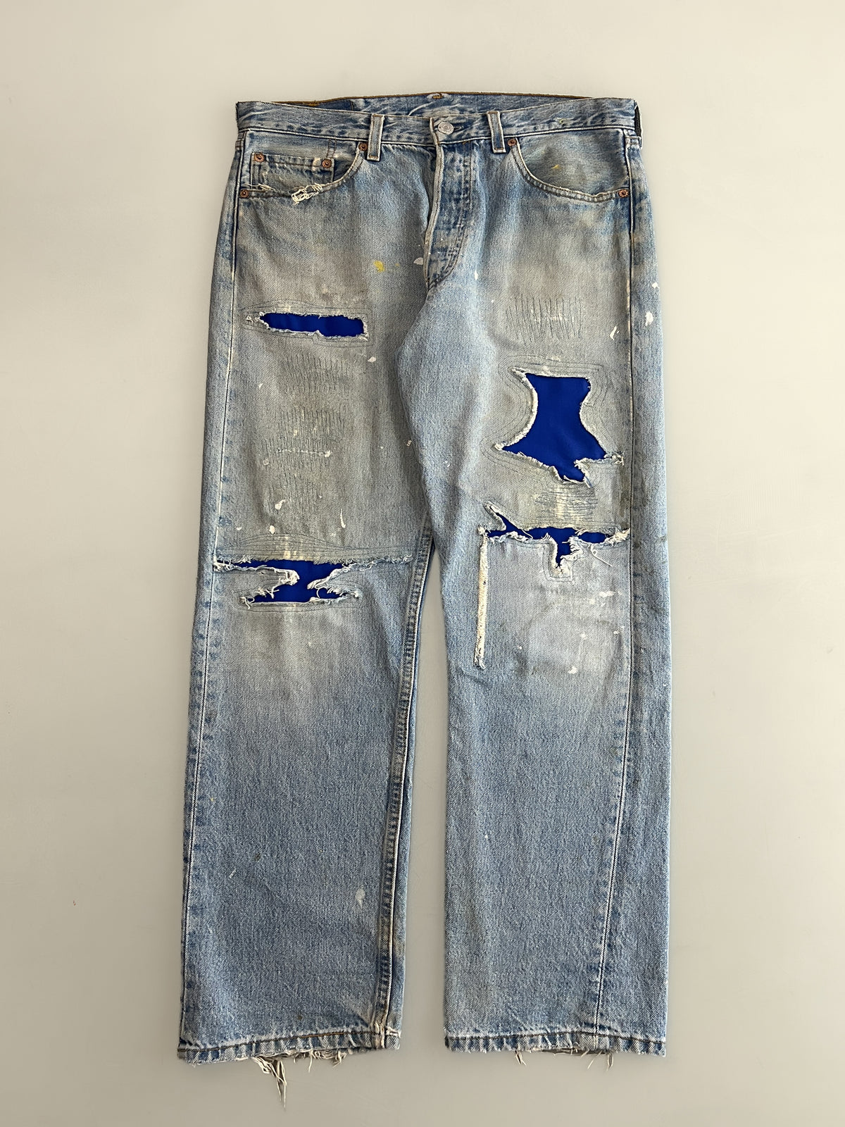 Thrashed Made in USA Levi's 501's [32"]