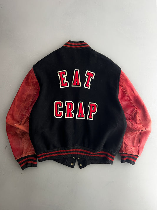 'Eat Crap' Varsity Jacket [L]