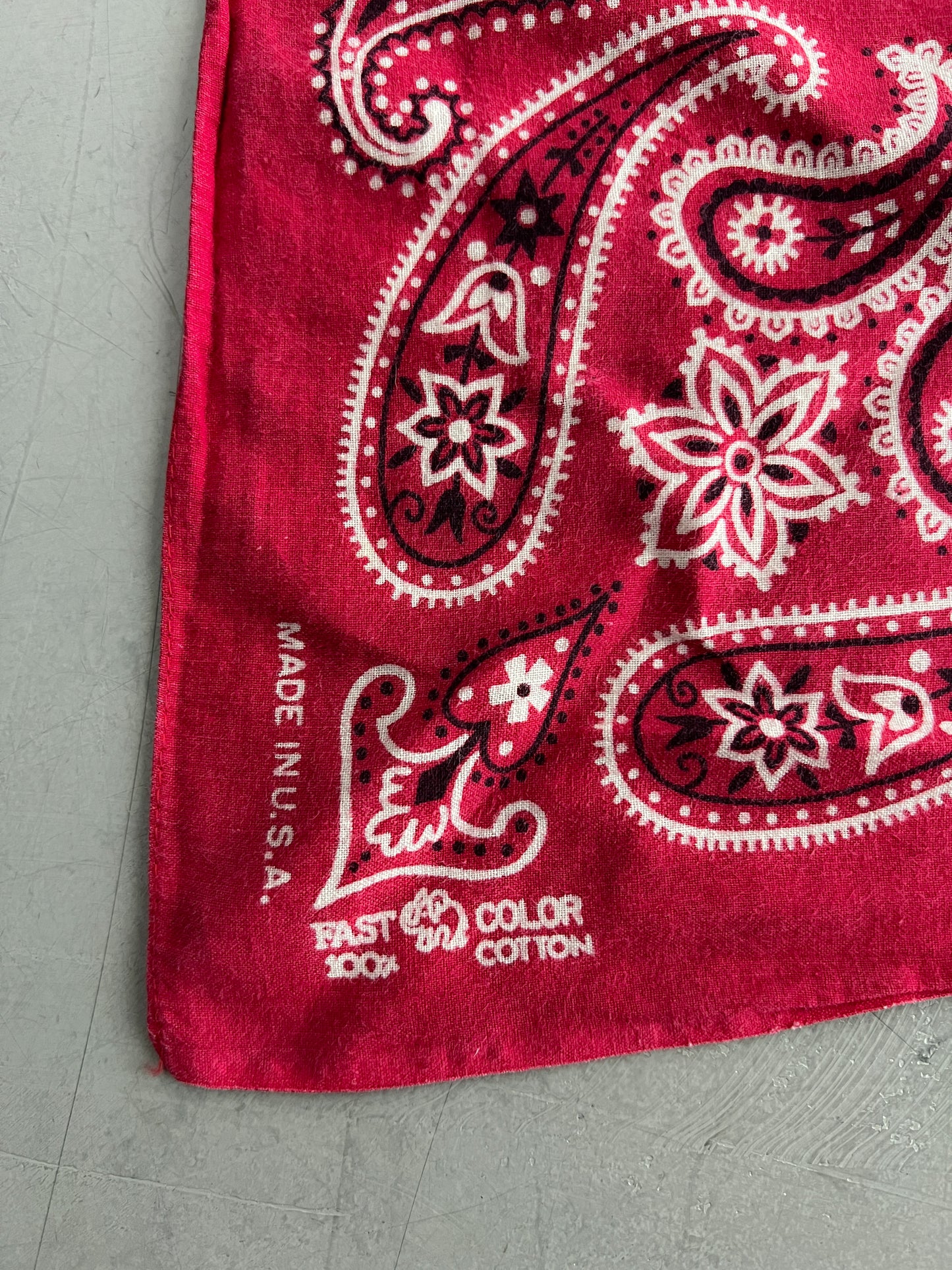 Fast Colour Selvage Bandanna