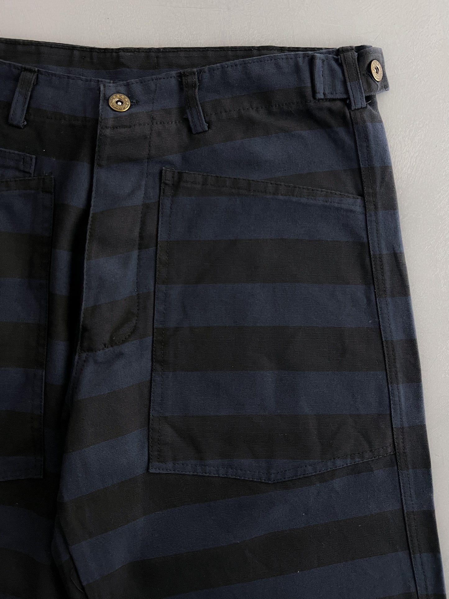 Buckle Back Canvas Prison Pants [28"-30"]