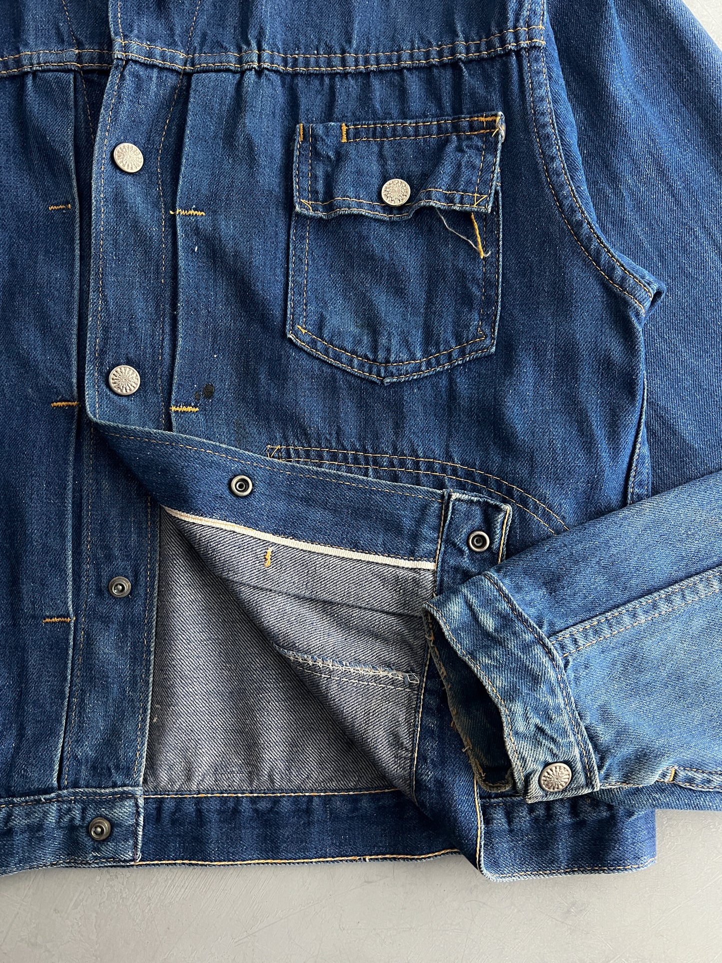 1970's J.C Penny Ranchcraft Selvedge Denim Jacket [L]