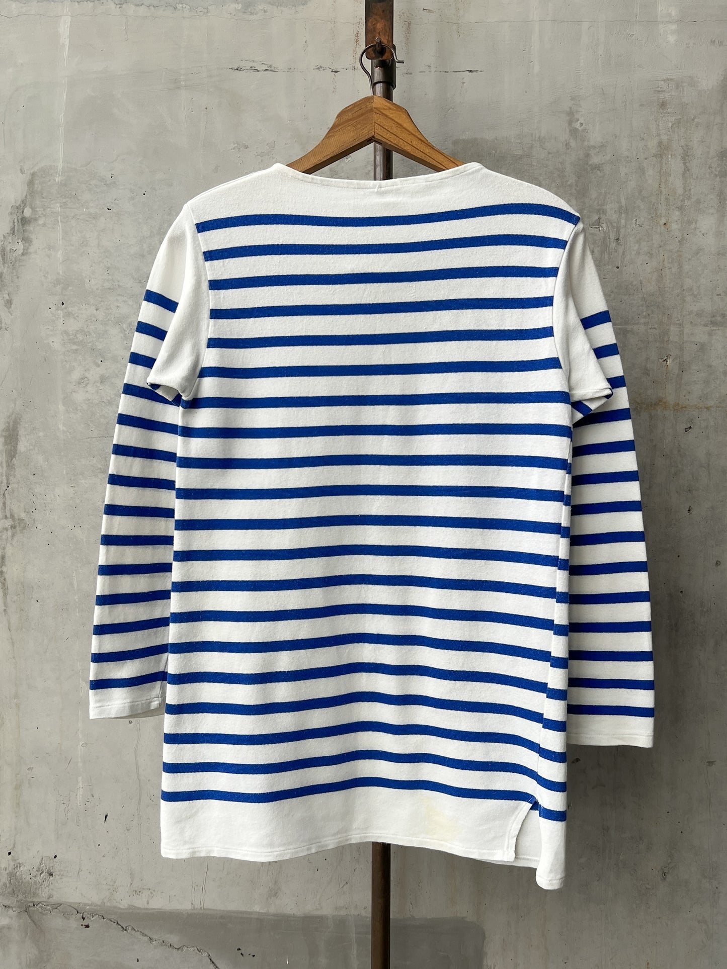 1970's French Marine Nationale Breton Striped Shirt [L]