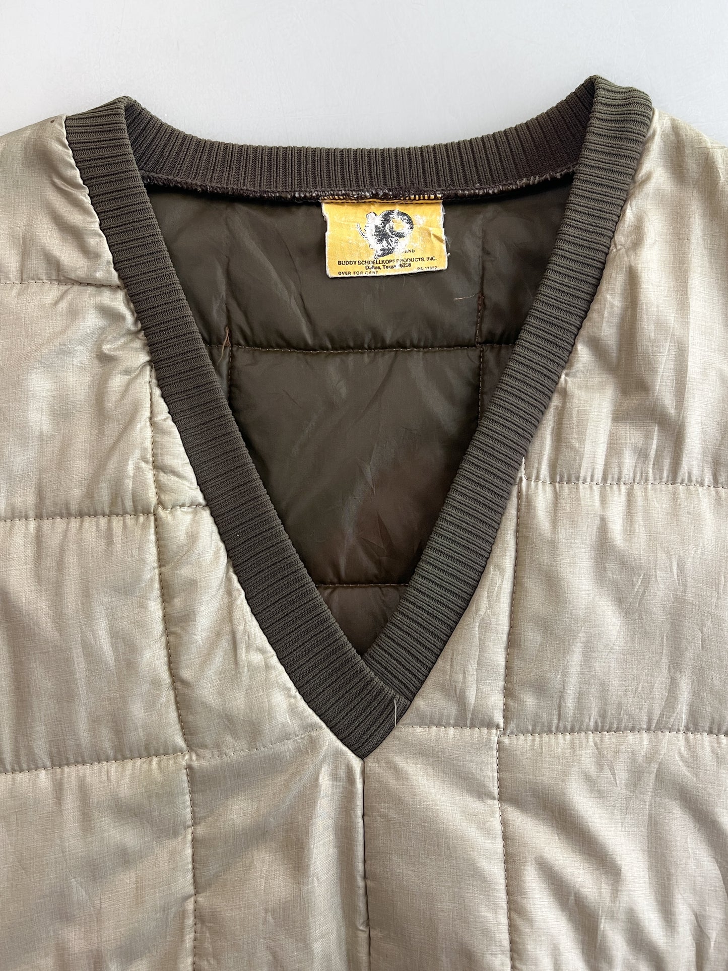1980's Black Sheep Quilted Vest [M]