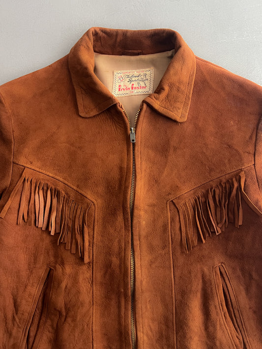 1960's Irvin Foster Suede Fringe Jacket [S/M]