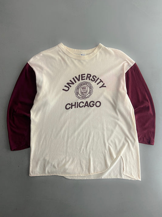 1980's Champion University Chicago Raglan [L]