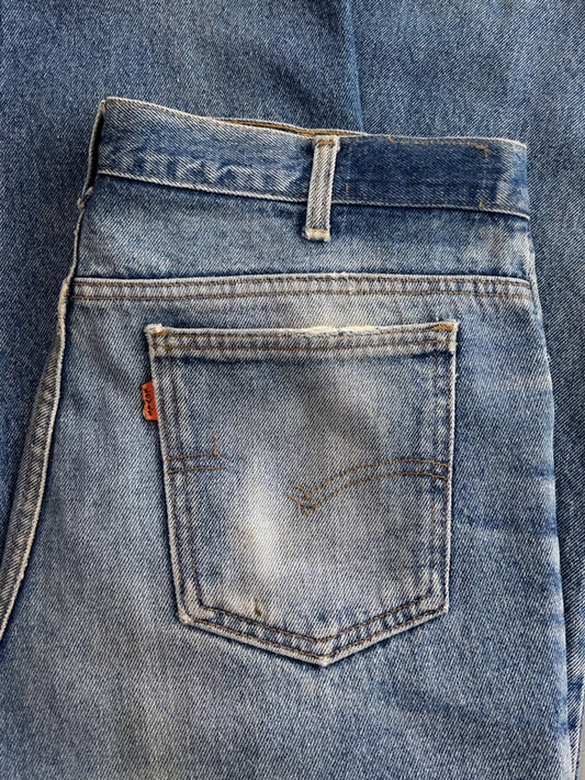 Thrashed 1990's Levi's Orange Tab 501's [35"]