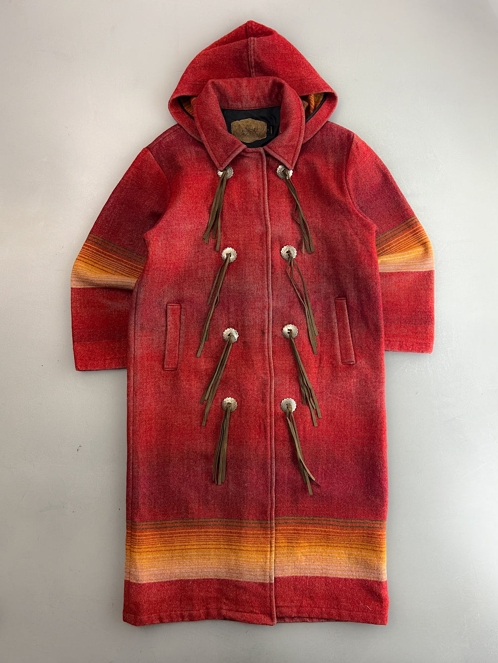70's/80's Woolrich South Western Blanket Coat [L]