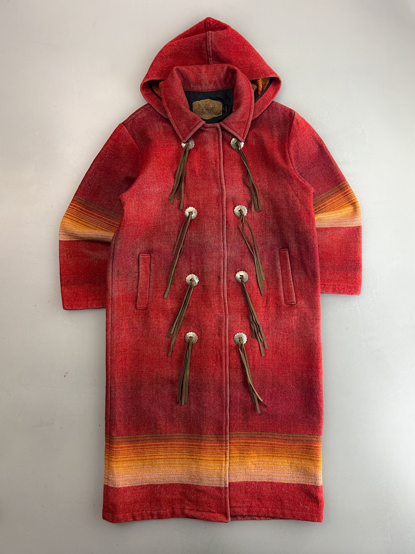 70's/80's Woolrich South Western Blanket Coat [L]