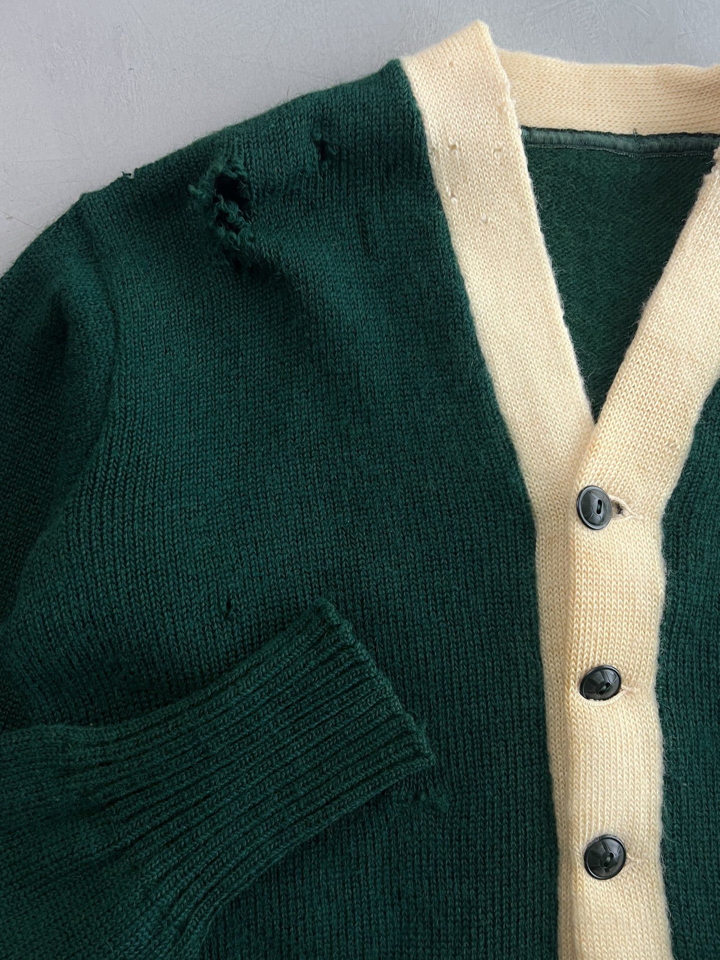 Thrashed Varsity Cardigan [S]
