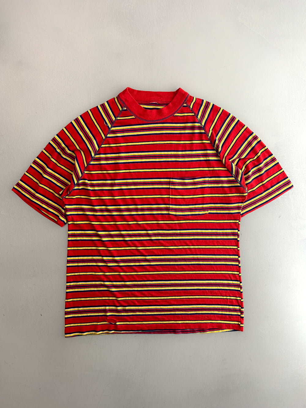 1960's Stripe Pocket Tee [L]
