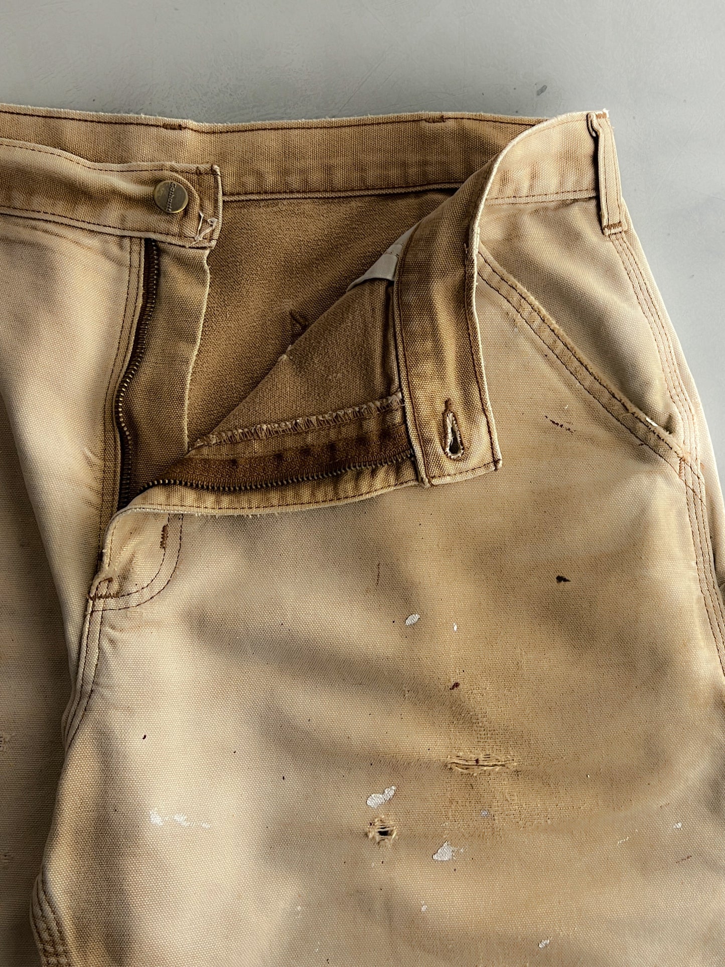 Thrashed Carhartt Carpenter Shorts [34"]