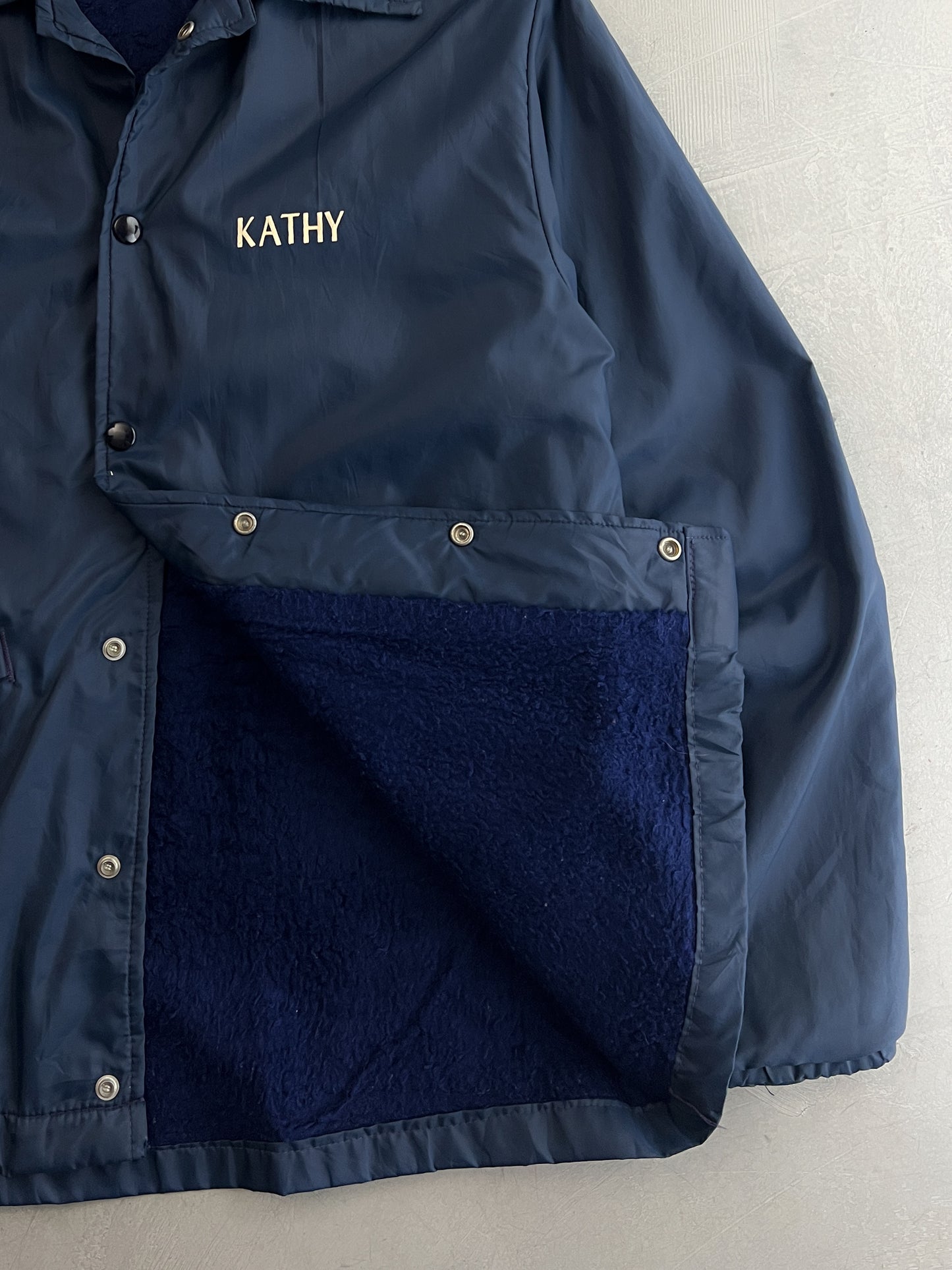 70's/80's Jerrys Bar Pool Team Lined Nylon Windbreaker [S]