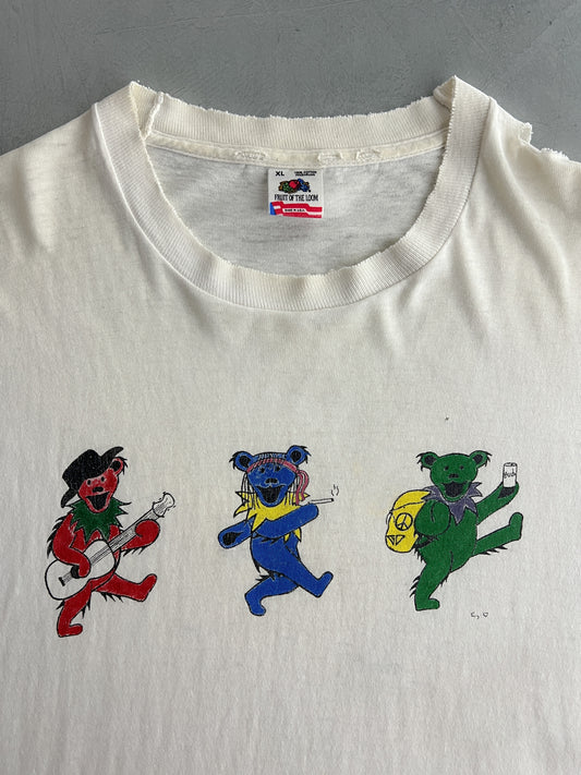 1990's Gratfeful Dead Marching Bears Tee [XL]