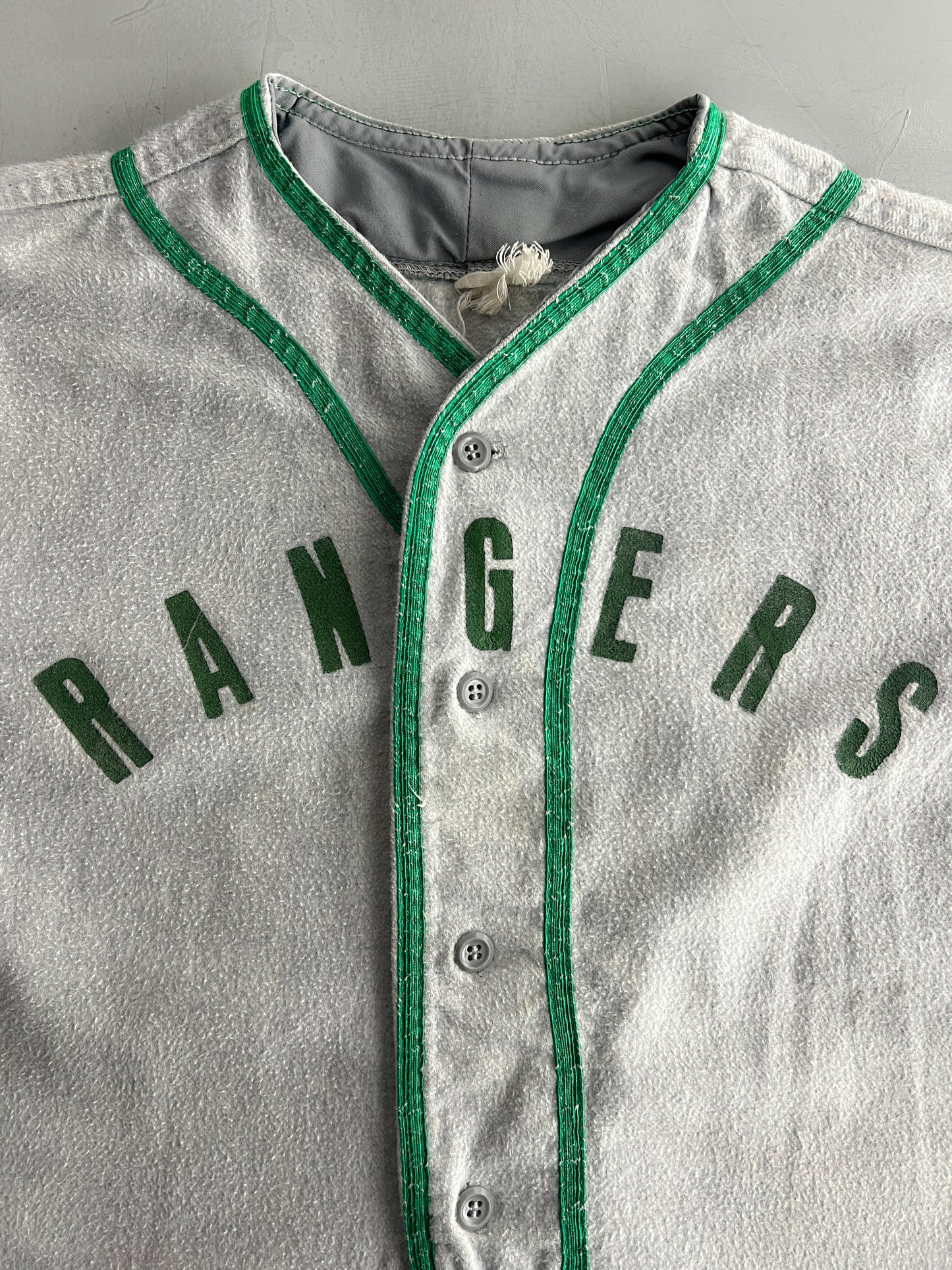 Rangers Little League Flannel Baseball Shirt [XS]