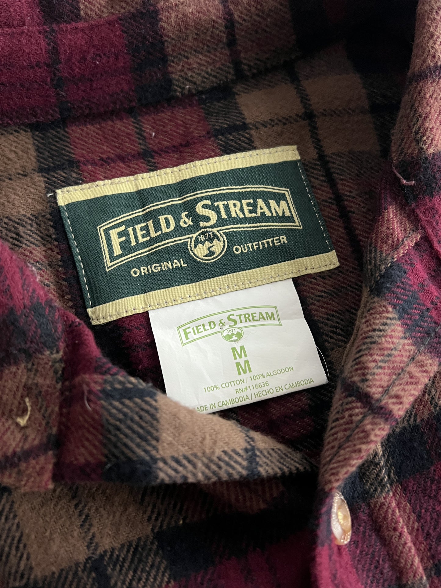 Feild & Stream Cotton Flannel [L]