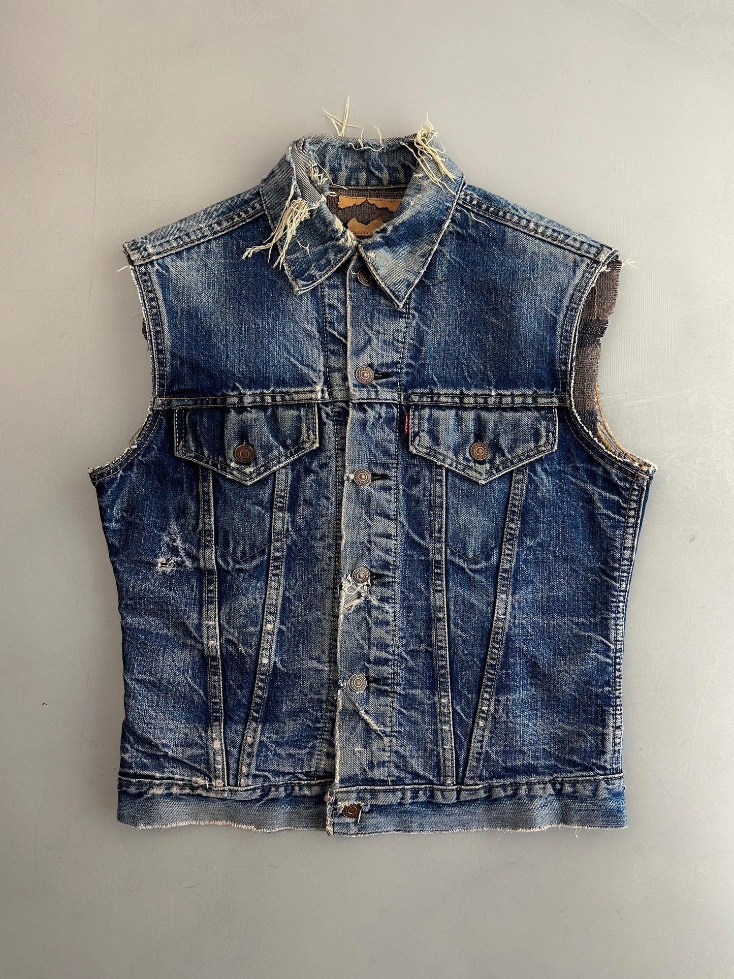 60's/70's Levi's Big E Blanket Denim Vest [S]