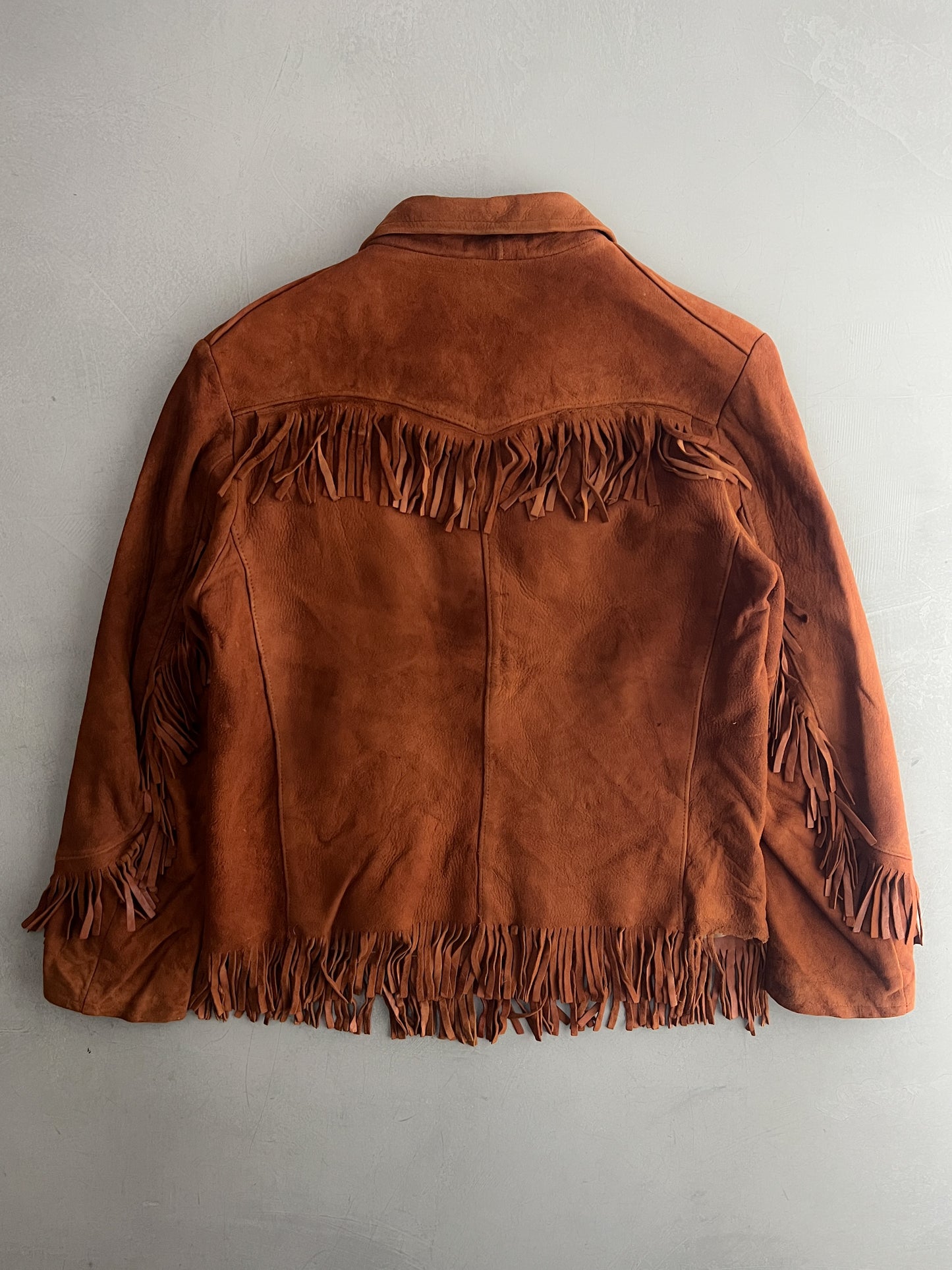 1960's Irvin Foster Suede Fringe Jacket [S/M]
