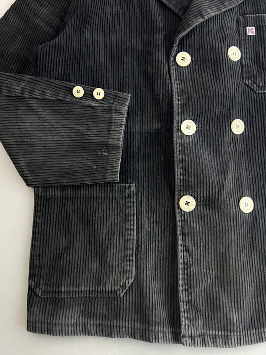Double Breasted Corduroy Work Jacket [L]