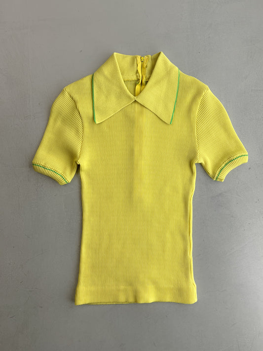 1970's Ribbed Polo [S]