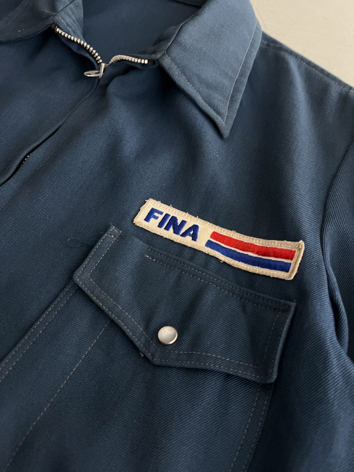 1970's Cotton Twill Mechanic Jacket [L]