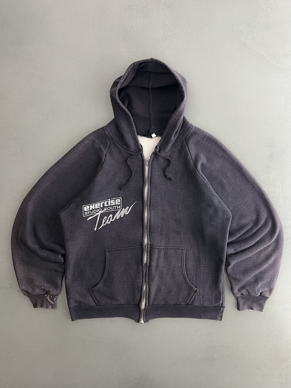 Faded Thermal Lined NYC Marathon Hoodie [L/XL]