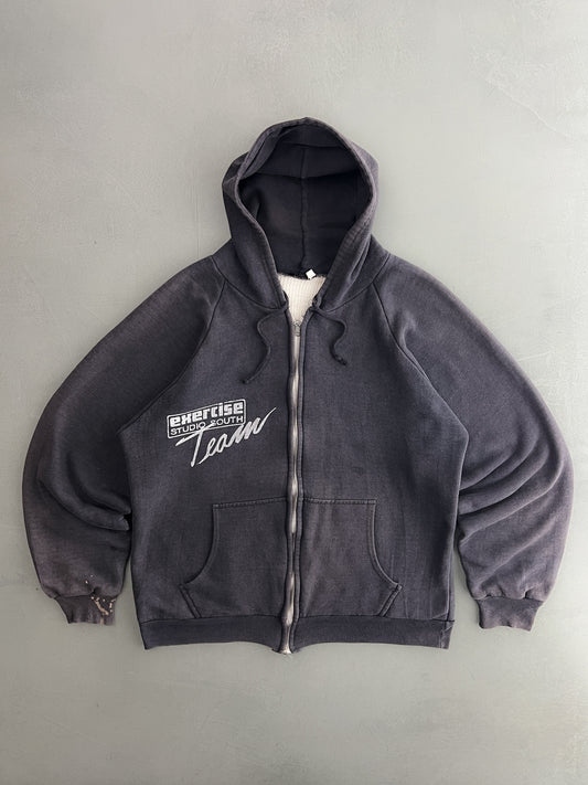 Faded Thermal Lined NYC Marathon Hoodie [L/XL]