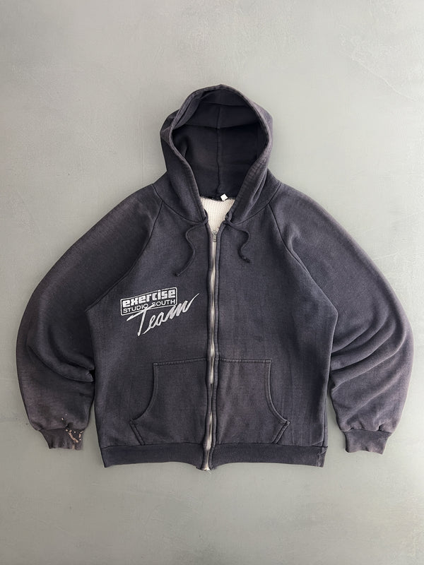 Faded Thermal Lined NYC Marathon Hoodie [L/XL]
