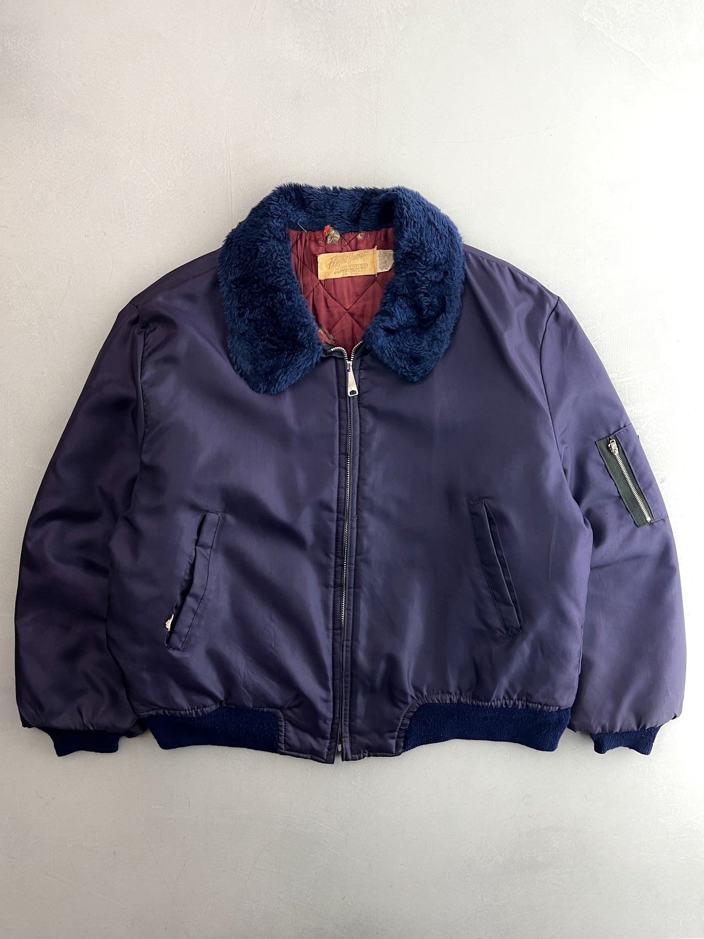1970's Nylon Flight Jacket [L]