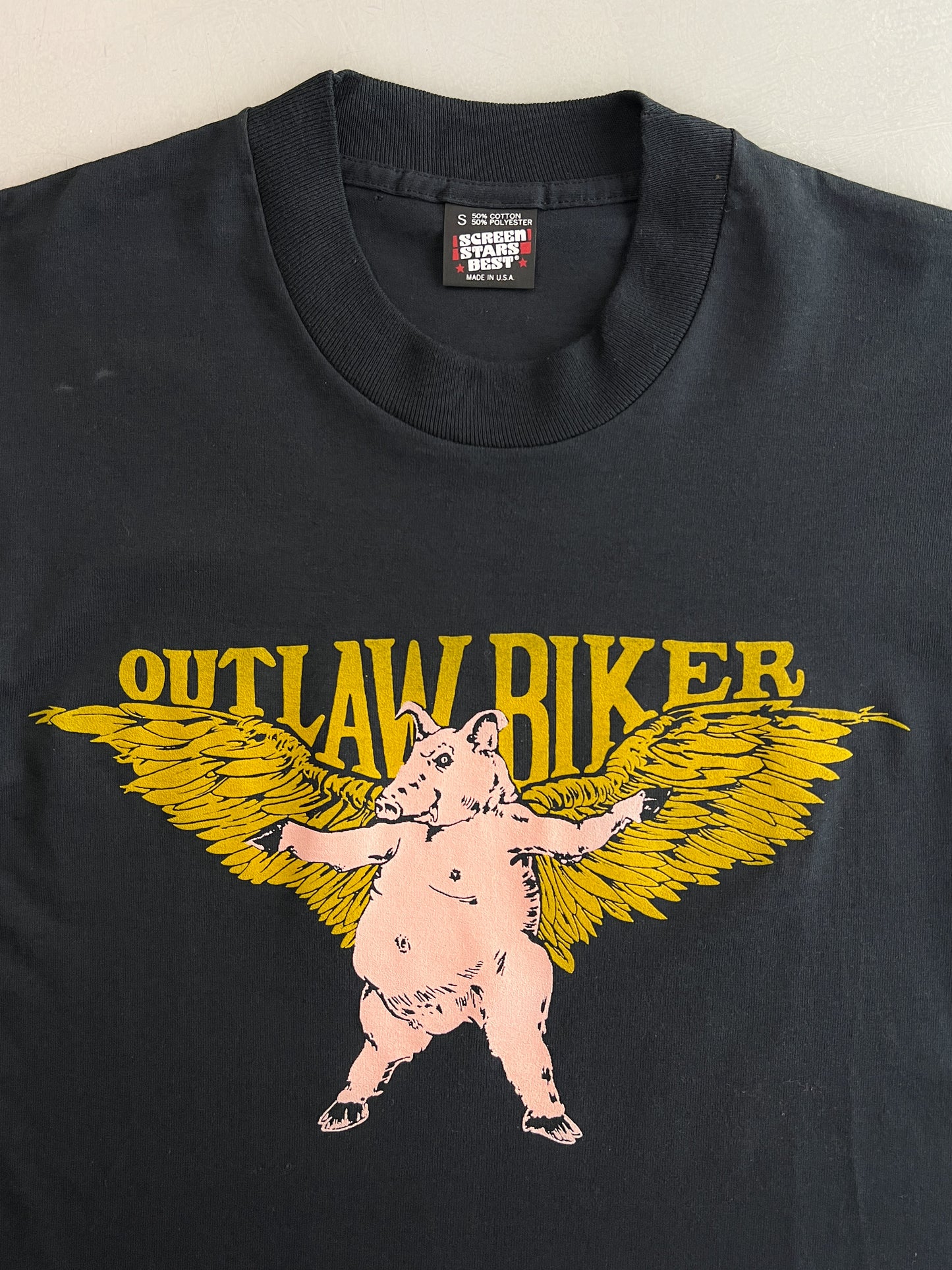 1980's Outlaw Biker Tee [S]