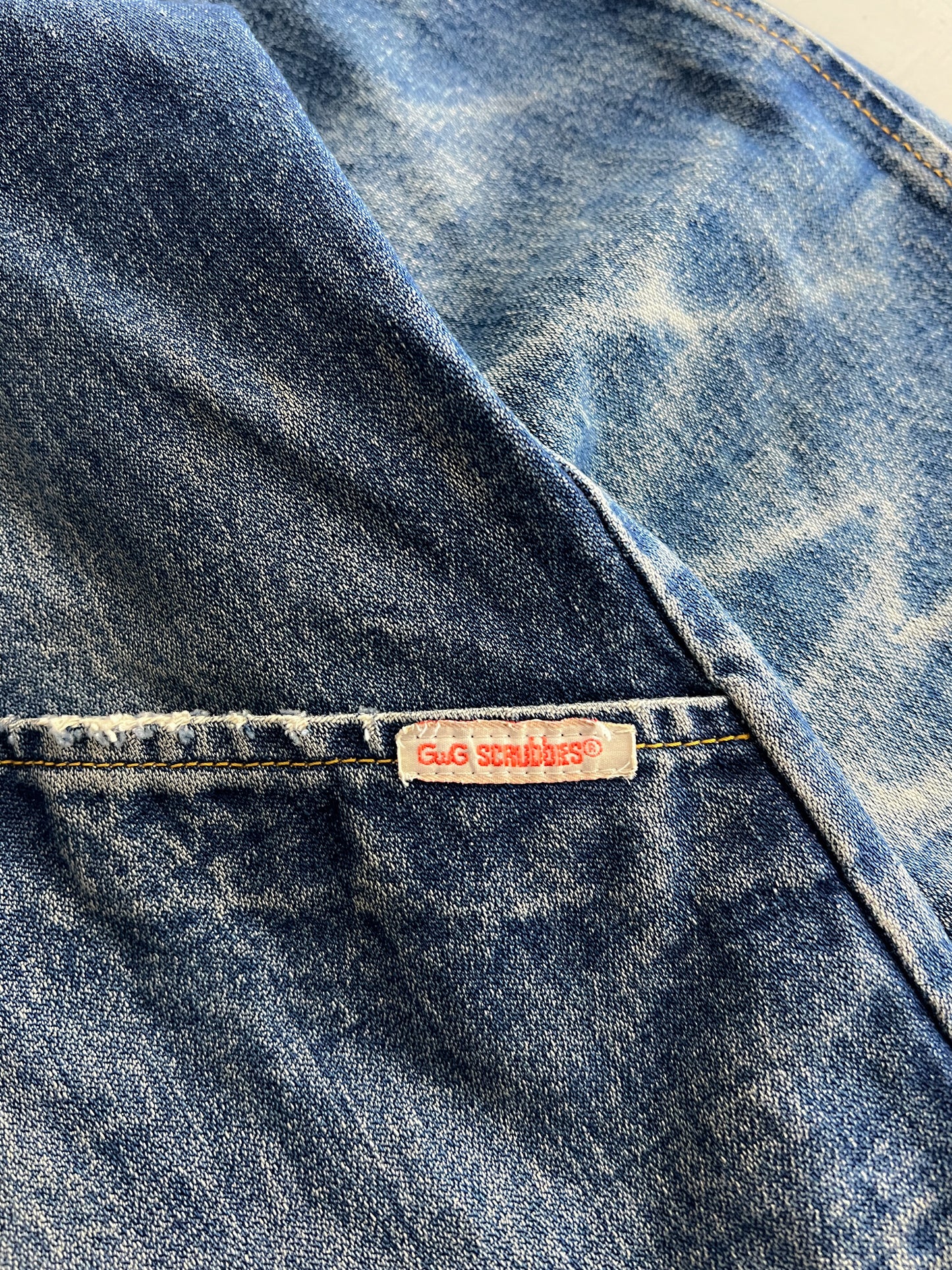 GWG Scrubbies Hooded Denim Jacket [S/M]