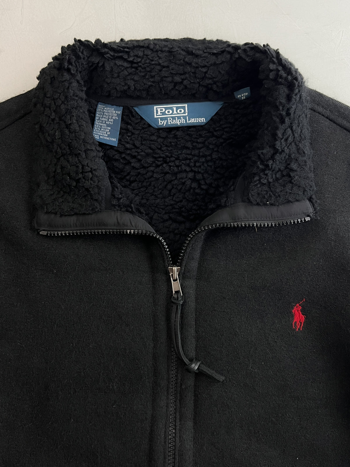 Polo R.L Reverse Pile Fleece Jacket [XL]