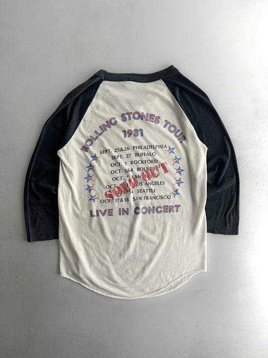 '81 The Rolling Stones Tour Tee [M]