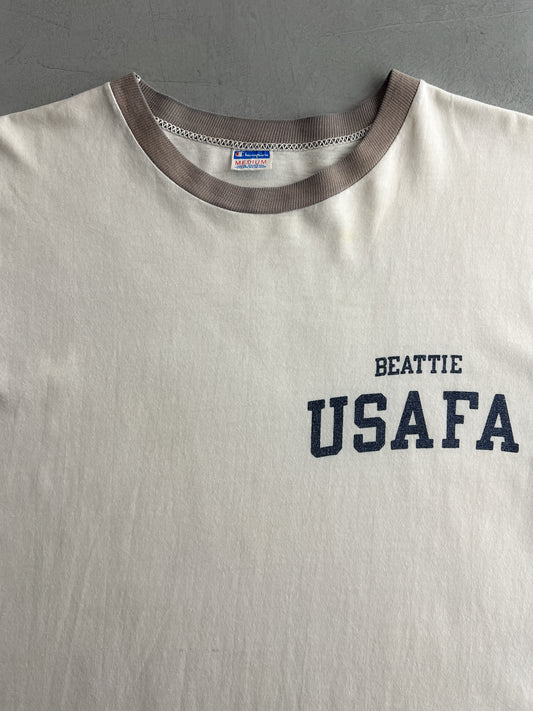 70's Champion Blue Bar USAFA Tee [L]