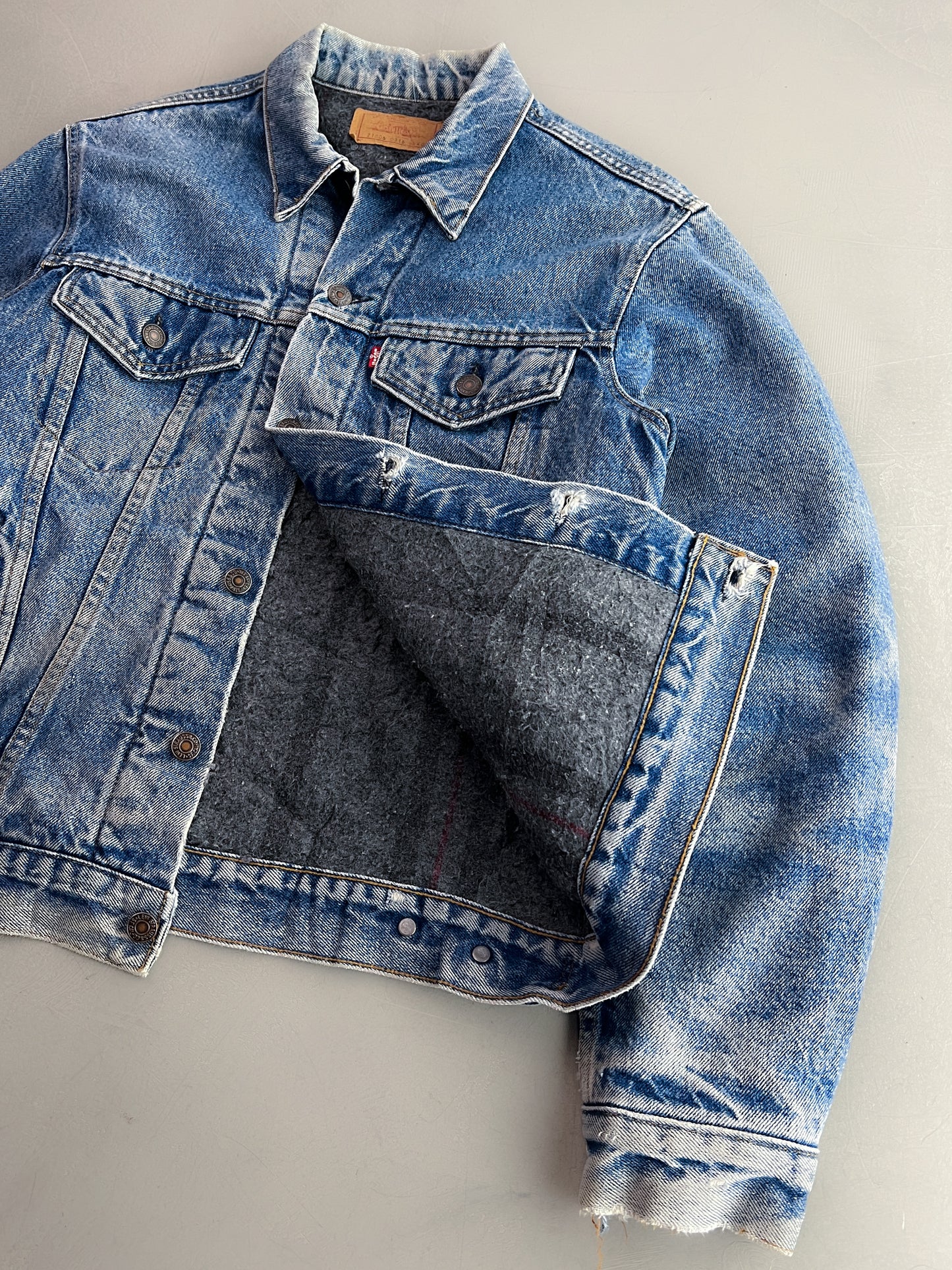 Made in USA Blanket Lined Levi's Trucker Jacket [M/L]