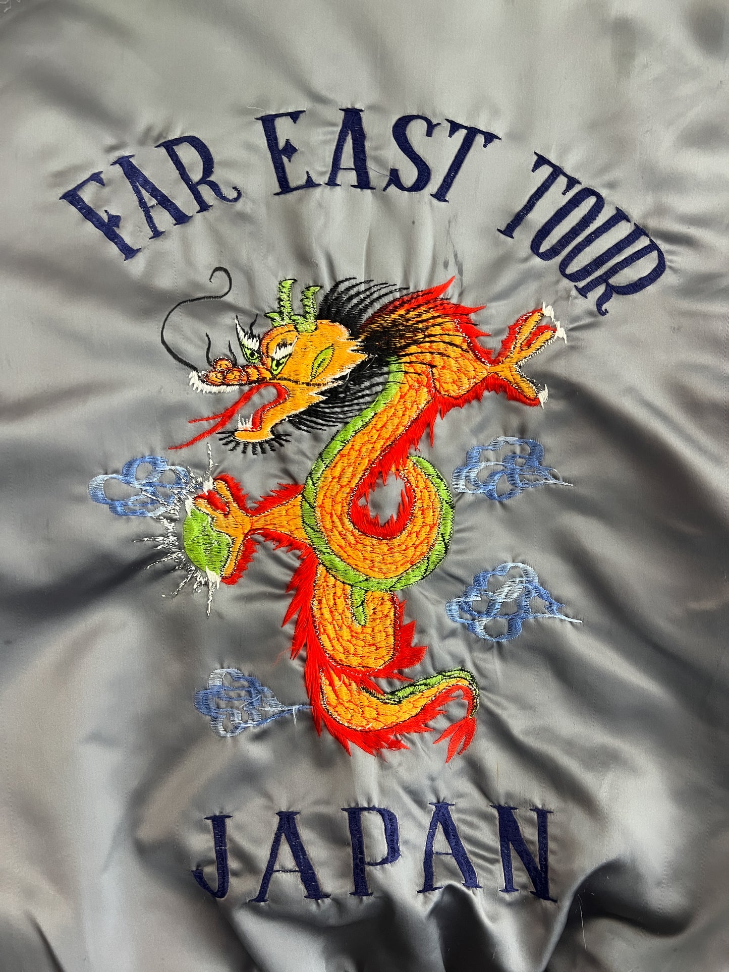 1980's Far East Satin Souvenir Jacket [L/XL]