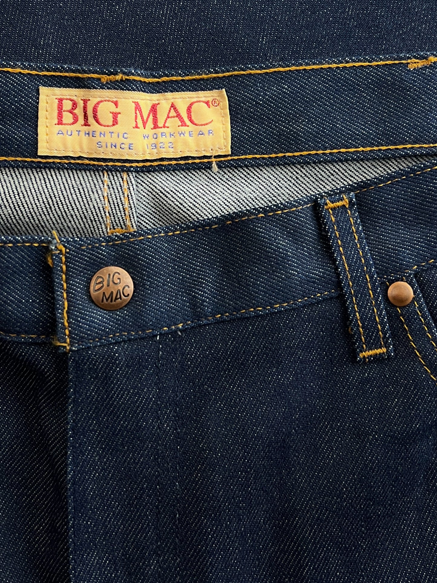 Deadstock Big Mac Denim Carpenters  [36"]
