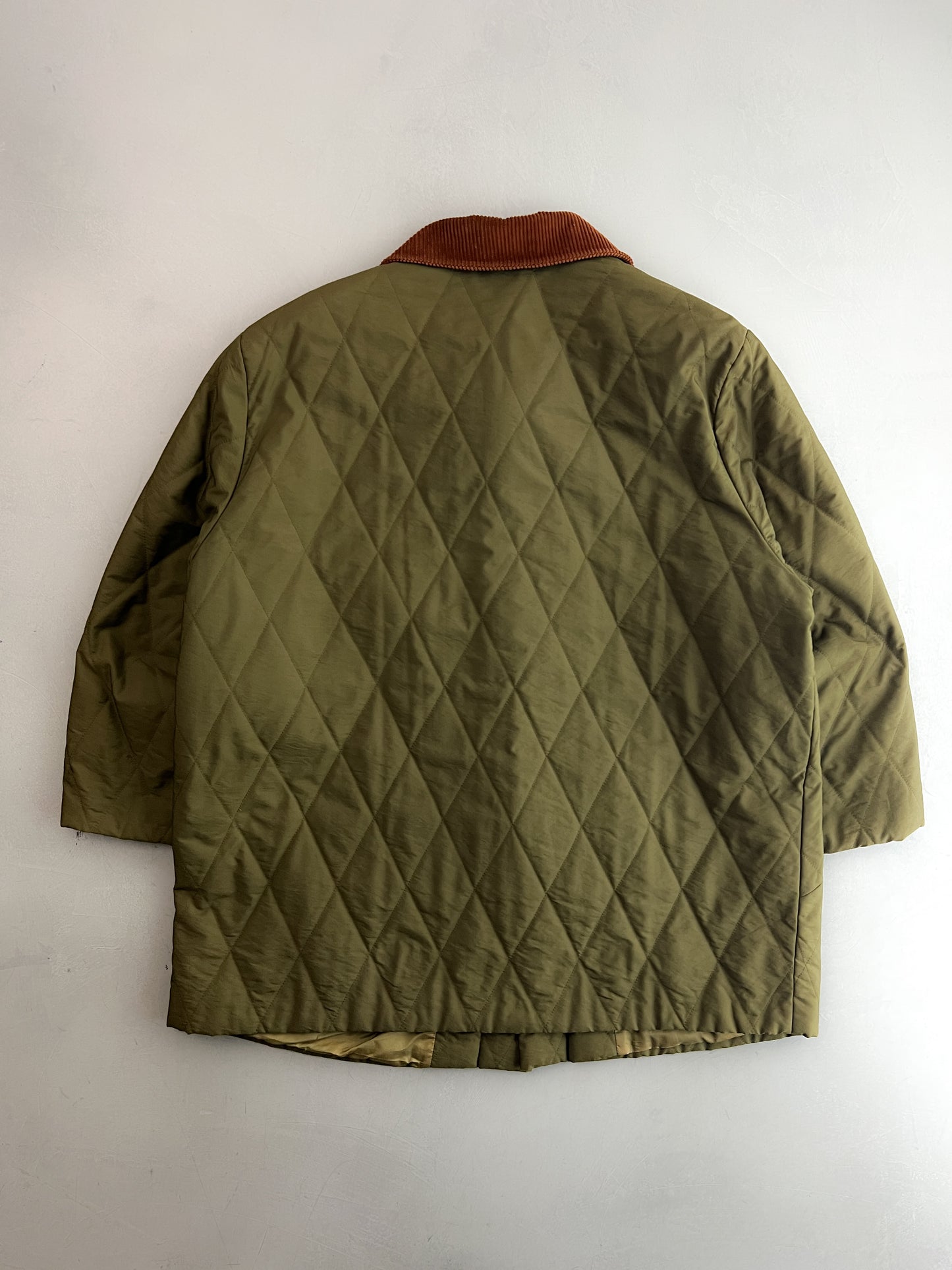 1990's Quilted Toggle Jacket [L]